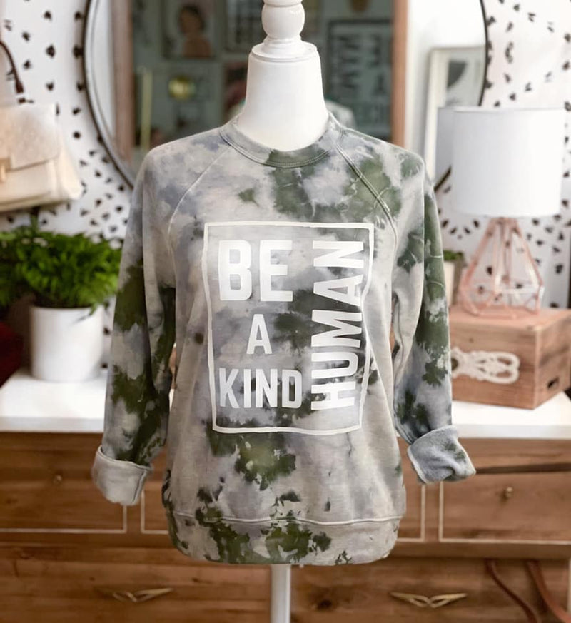 BE A KIND HUMAN CREWNECK