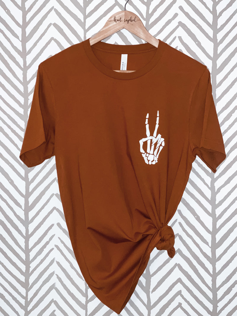 Pocket Skeleton Hand Tee