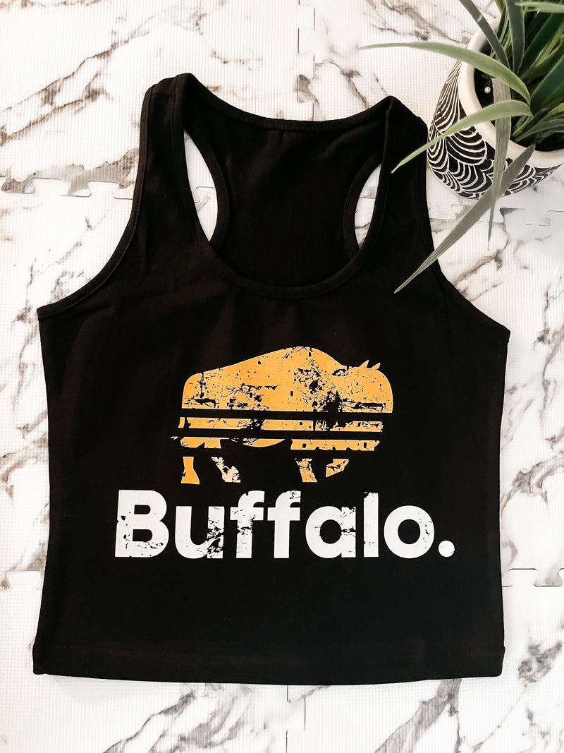 Original Buffalo Stripe Crop Tank