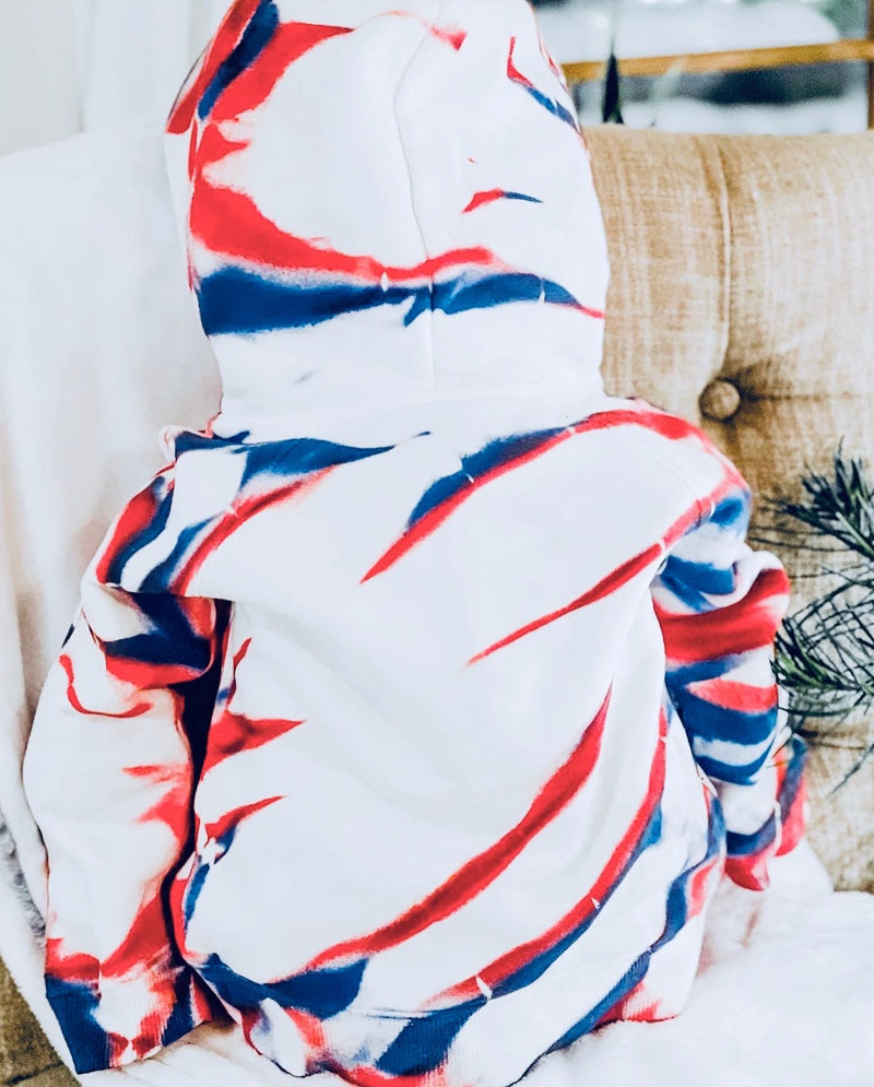 Buffalo Bambino RED WHITE & BUFFALO Hoodie