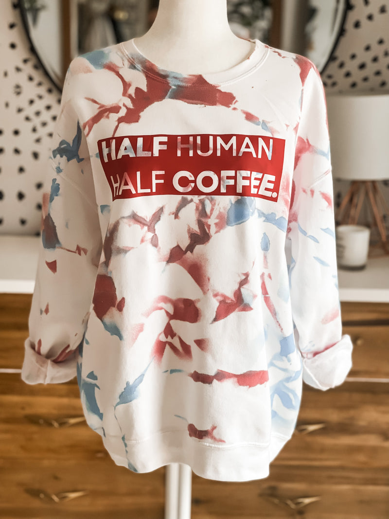 Half Human Half Coffee Sweater