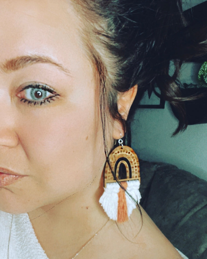 BOHO RAINBOW EARRING