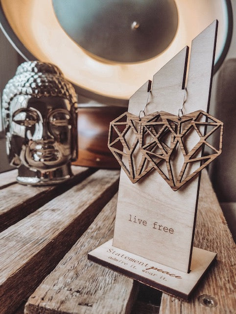 GEO LOVE EARRING